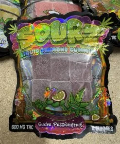 SOURZ GUMMIES – W/ LIQUID DIAMONDS – 600MG